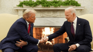 Read more about the article Joe Biden welcomes Donald Trump at White House.