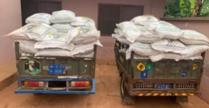 Read more about the article NIB seized a Large Quantity of Smuggled Rice in the Bono East.