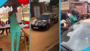 Read more about the article Lil Win Arrives at Polling Station in Style, Gifts Cash