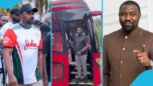 Read more about the article John Dumelo MP Elect, Offers Free Bus Rides.