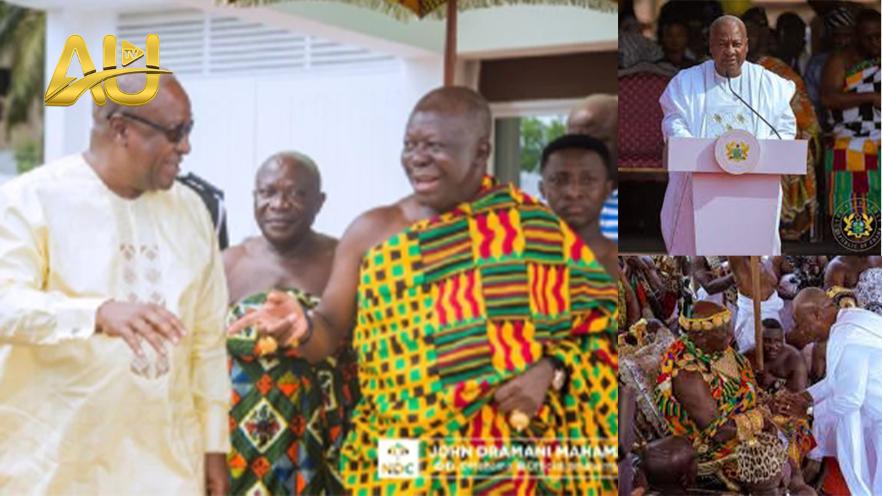 You are currently viewing President Mahama Engages Asantehene to Tackle Economic Challenges