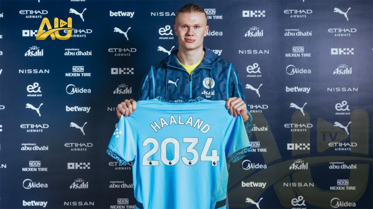 You are currently viewing Erling Haaland Extends Contract with Manchester City Until 2034
