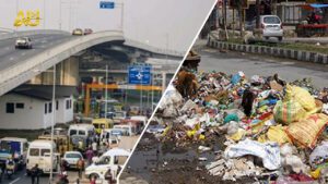 Read more about the article Sanitation Challenges Persist at Kwame Nkrumah Interchange in Accra.