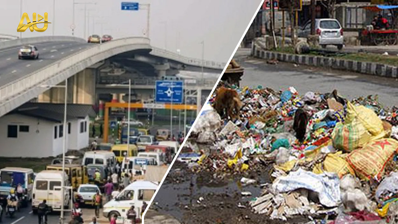 Sanitation Challenges Persist at Kwame Nkrumah Interchange in Accra.