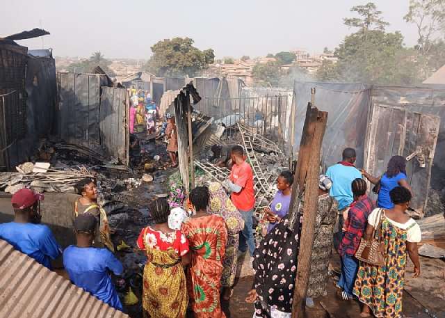 Techiman Market Fire Outbreak