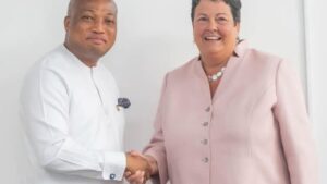 Read more about the article H.E. VIRGINIA E. PALMER, AMBASSADOR OF THE UNITED STATES OF AMERICA TO GHANA, PAYS A COURTESY CALL ON THE MINISTER FORFOREIGN AFFAIRS, HON. SAMUEL OKUDZETO ABLAKWA, (MP)