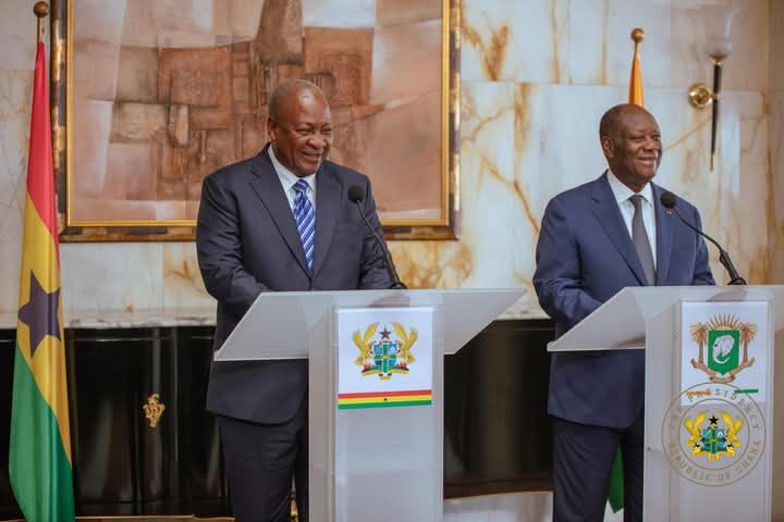 You are currently viewing HE. J. D. Mahama Returns from Ivory Coast Talks with HE. Ouattara