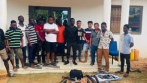 Read more about the article Police Arrest 26 in Illegal Mining Crackdown at Samreboi