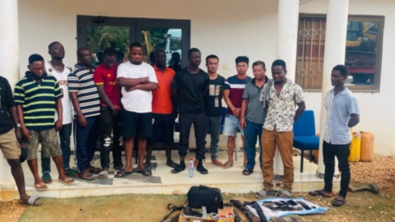 You are currently viewing Police Arrest 26 in Illegal Mining Crackdown at Samreboi