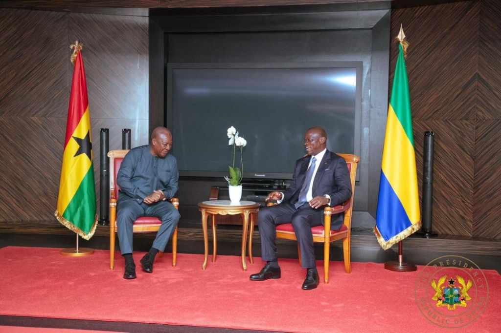 You are currently viewing President Mahama Attends Inauguration of Gabon’s President-Elect