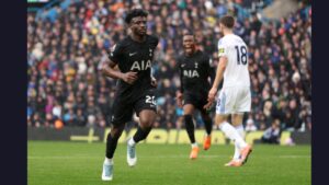Read more about the article Mohammed Kudus Tottenham Goal Ends Leeds United’s 23-Game Unbeaten Home Run