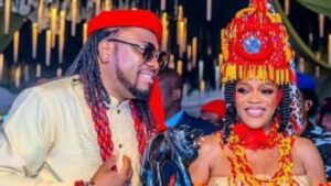 Read more about the article Nollywood Star Eve Esin Marries Ghanaian Lover Suleman in Glamorous Cultural Wedding